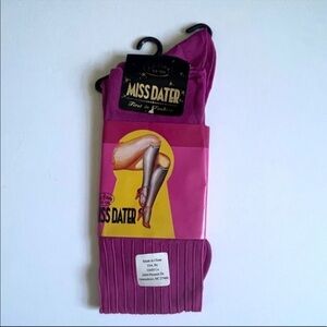NWT Vintage 90s Miss Dater by Judi Rosen knee-high socks